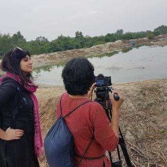 An all woman crew shoots in the world's largest delta where every other home has a story of a missing girl