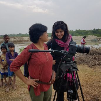 An all woman crew shoots in the world's largest delta where every other home has a story of a missing girl